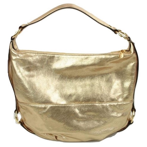 NEW! MK Gold Metallic Bag - Picture 3 of 5